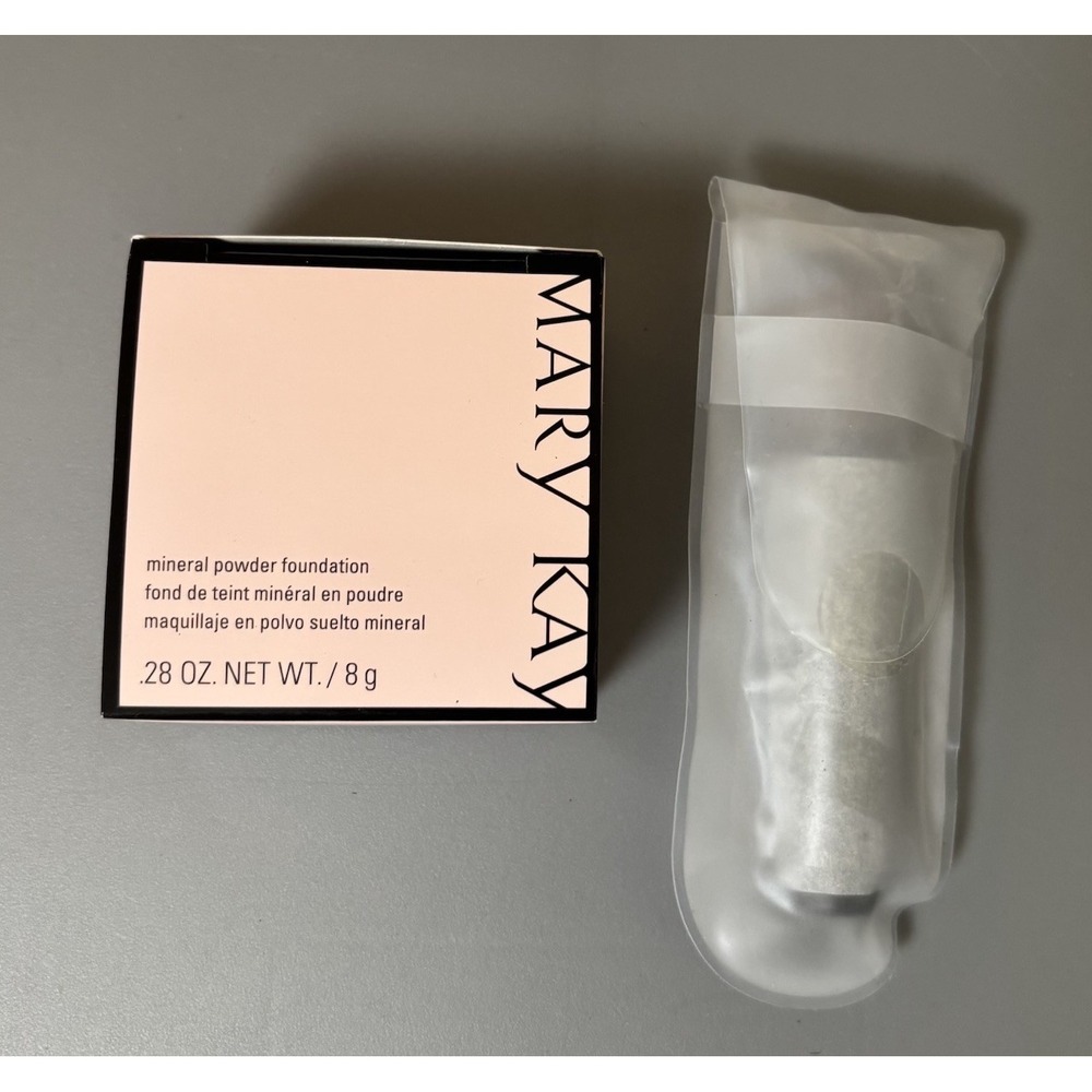 Mary Kay Mineral Powder Foundation 040992 Bronze 3 Discontinued NIB W/Brush